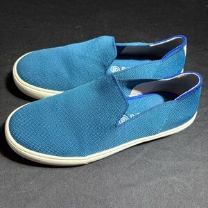 Rothy's Teal Slip-On Loafers